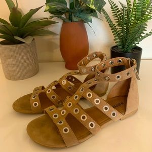Tan summer sandals